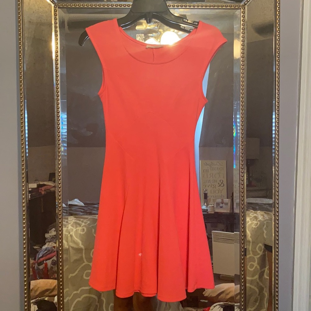 Neon pink dress